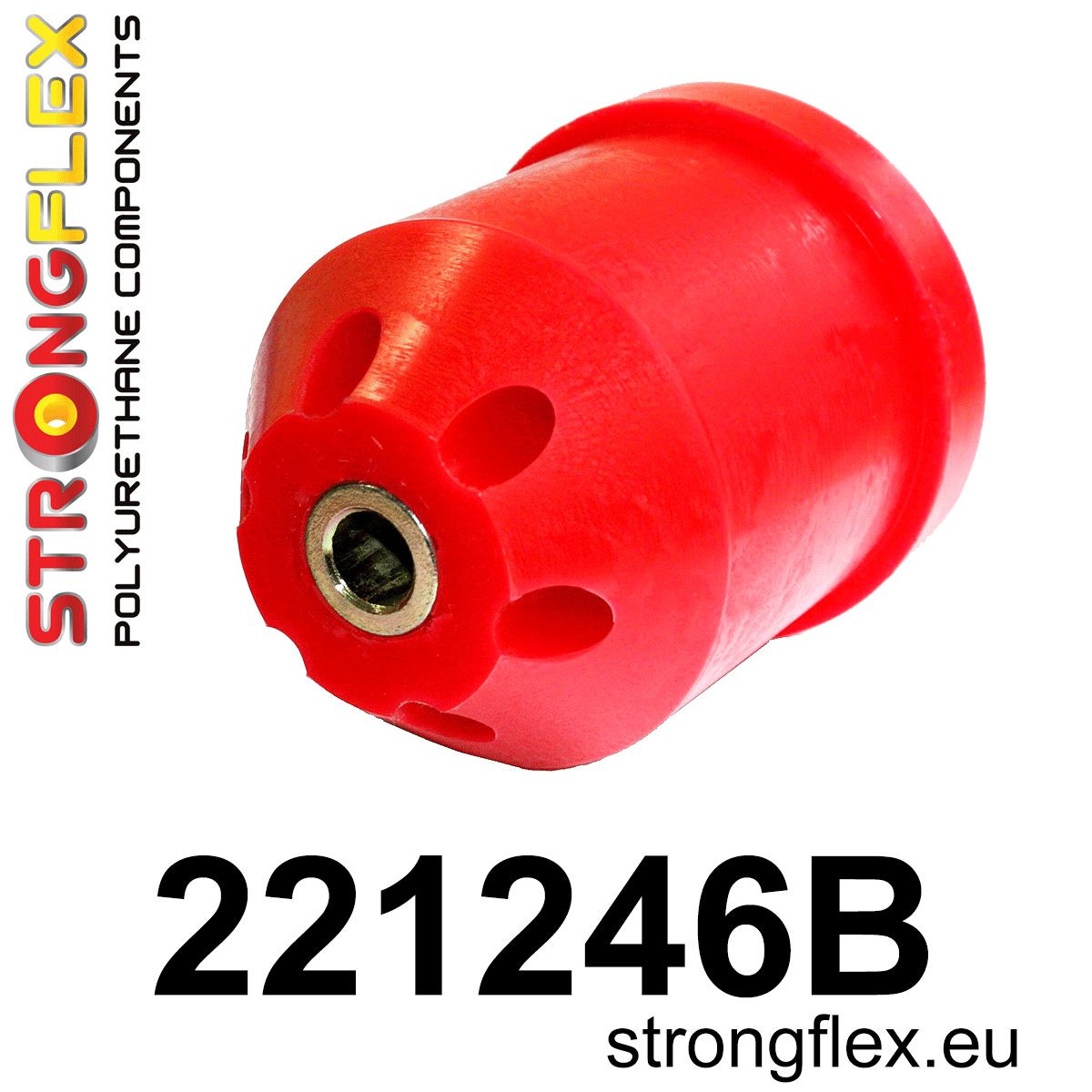 Strongflex Audi Achterste subframe rubber 69mm – 221246BX ZWART 2 Strongflex Audi Achterste subframe rubber 69mm – 221246BX ZWART – Image 2