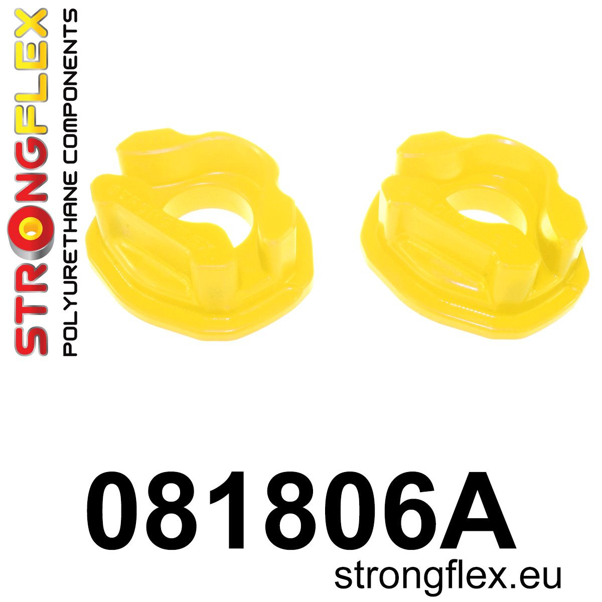 Strongflex Honda Engine mount insert – front SPORT – 081806AX ZWART 2 Strongflex Honda Engine mount insert – front SPORT – 081806AX ZWART - Afbeelding 2