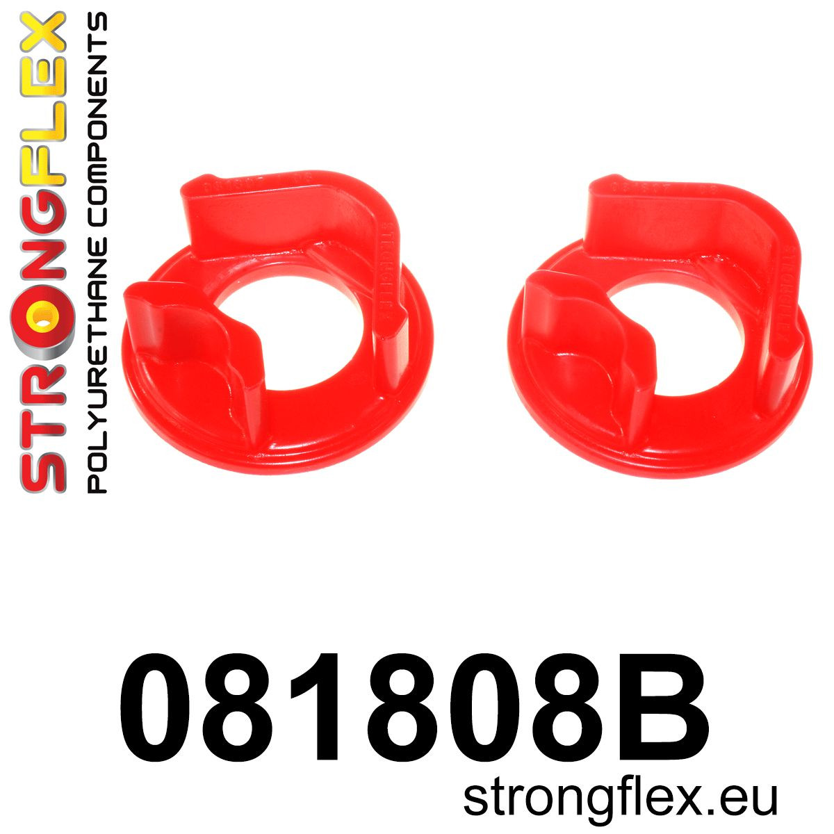 Strongflex Honda Engine mount insert – upper – 081808B 1 Strongflex Honda Engine mount insert – upper – 081808B