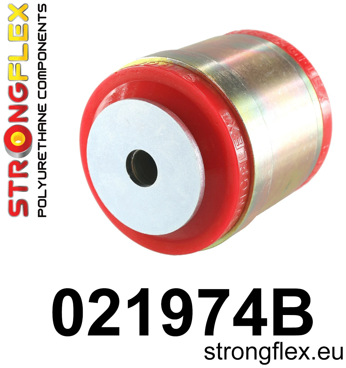 Strongflex Audi Vooras onderste draagarm achterste rubber 65mm – 021974B 1 Strongflex Audi Vooras onderste draagarm achterste rubber 65mm – 021974B