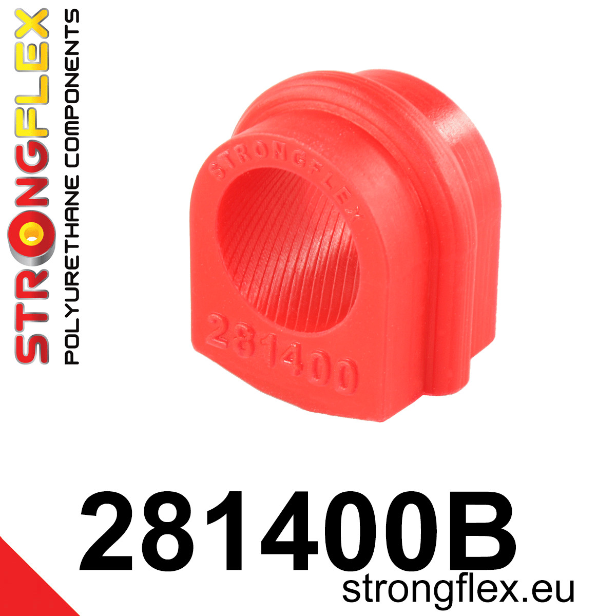 Strongflex Nissan Voorste stabilisatorrubber – 281400BX ZWART 2 Strongflex Nissan Voorste stabilisatorrubber – 281400BX ZWART - Afbeelding 2