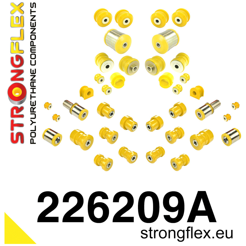 Strongflex Audi Voorste en achterste suspension set SPORT – 226209A