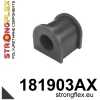Strongflex Porsche Voorste stabilisatorrubber SPORT – 181903AX ZWART
