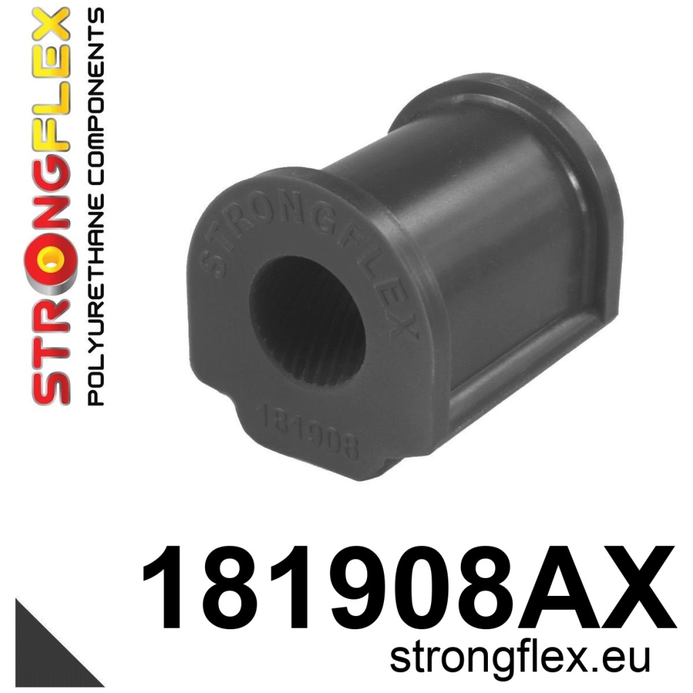 Strongflex Porsche Silentbloc de barre stabilisatrice arrière SPORT – 181908AX NOIR
