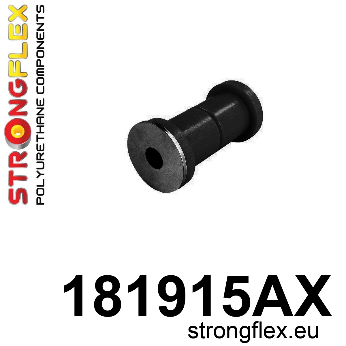 Strongflex Porsche Achterste subframe - voorste rubber SPORT – 181915AX ZWART 1 Strongflex Porsche Achterste subframe - voorste rubber SPORT – 181915AX ZWART