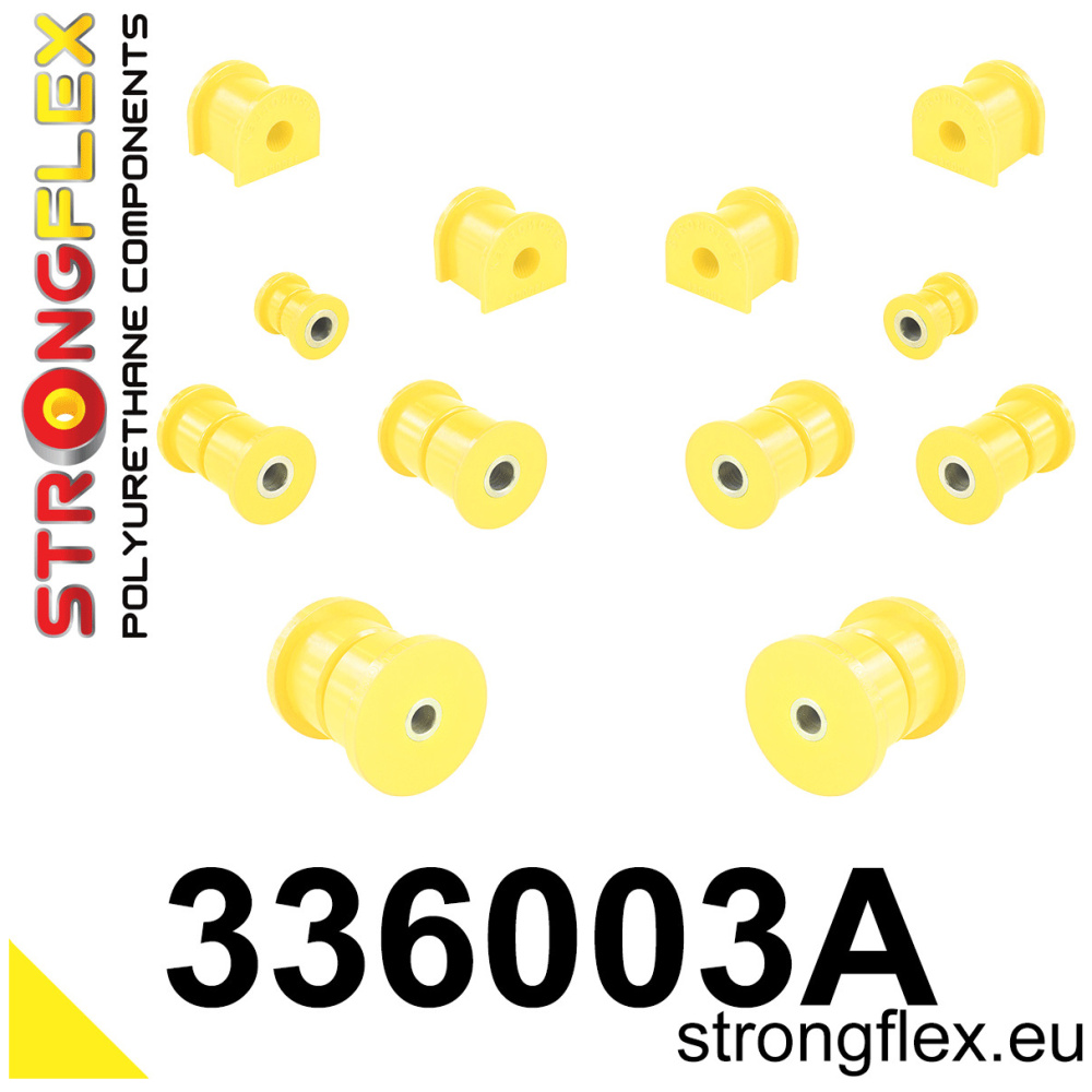 Strongflex Jeep Achterste ophangrubberset SPORT – 336003A