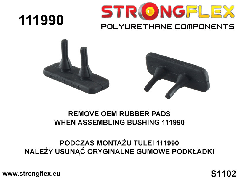 Strongflex Mercedes CL / S-Klasse Polyurethaan rubberset voor- en achteras SPORT – 116250A 7 Strongflex Mercedes CL / S-Klasse Polyurethaan rubberset voor- en achteras SPORT – 116250A – Bild 7