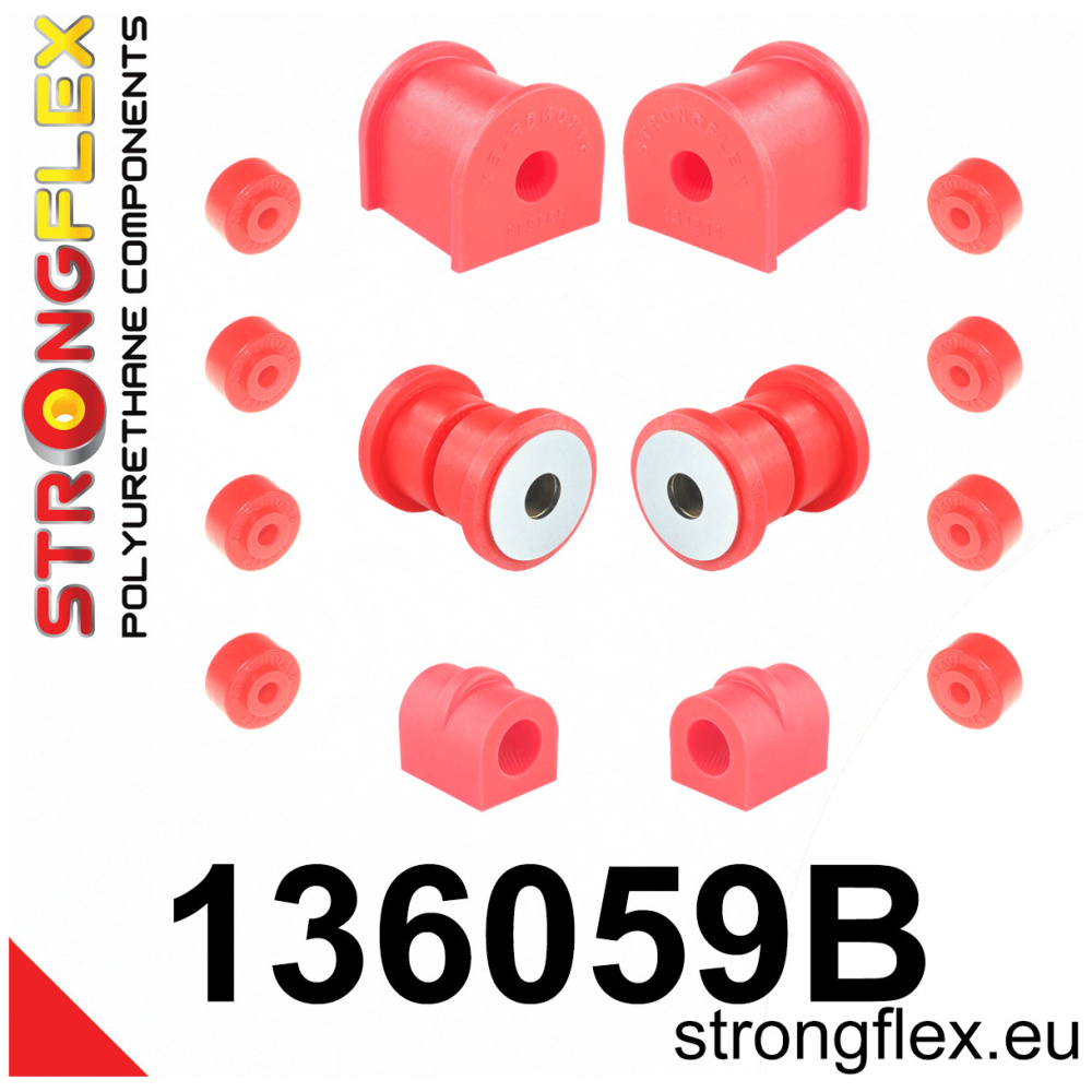 Strongflex Daewoo Voorste ophangrubberset – 136059B