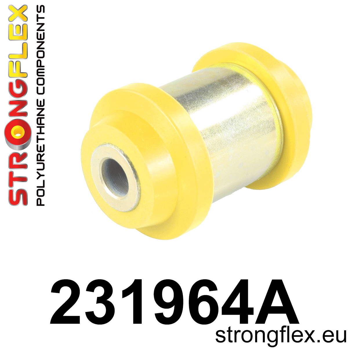 Strongflex Volvo Achterste track draagarm buitenste rubber FWD SPORT – 1 Strongflex Volvo Achterste track draagarm buitenste rubber FWD SPORT –