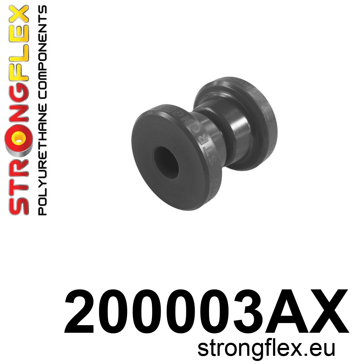 Strongflex Suzuki Voorste draagarm rubber – outside SPORT – 200003AX ZWART 1 Strongflex Suzuki Voorste draagarm rubber – outside SPORT – 200003AX ZWART