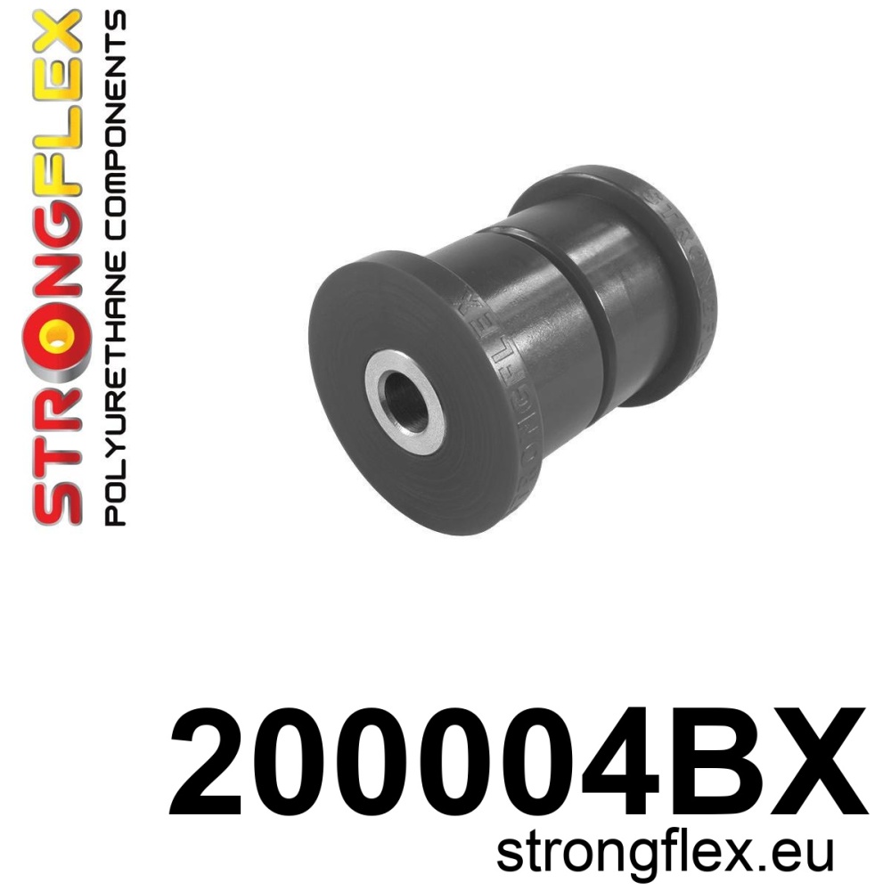 Strongflex Suzuki Achterste langsdraagarm rubber - voorste 46mm – 200004BX ZWART