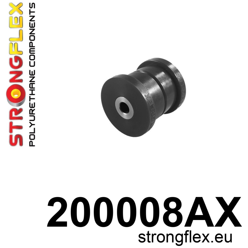 Strongflex Suzuki Achterste langsdraagarm rubber – voorste 55mm SPORT – 200008AX ZWART