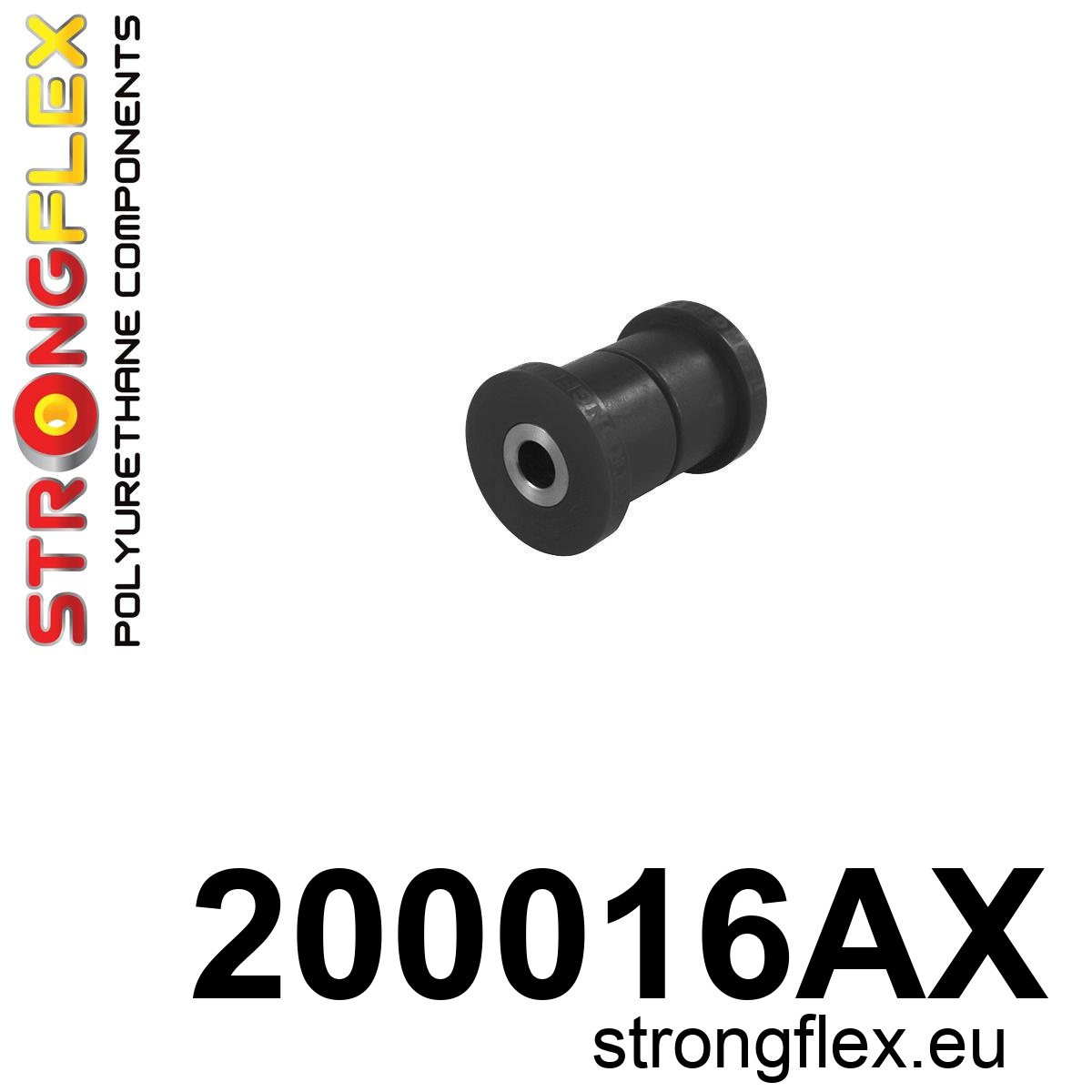 Strongflex Suzuki Achterste center draagarm rubber "Sergeant" SPORT – 200016AX ZWART 1 Strongflex Suzuki Achterste center draagarm rubber "Sergeant" SPORT – 200016AX ZWART