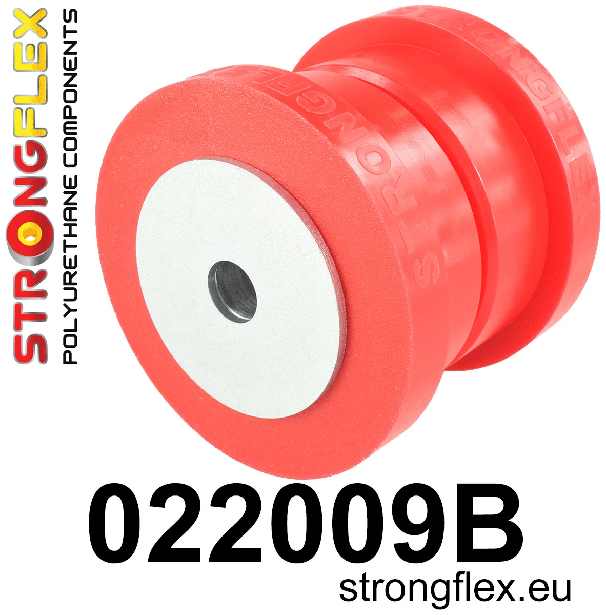 Strongflex Audi Voorste subframe rubber – 022009BX ZWART 2 Strongflex Audi Voorste subframe rubber – 022009BX ZWART – Image 2