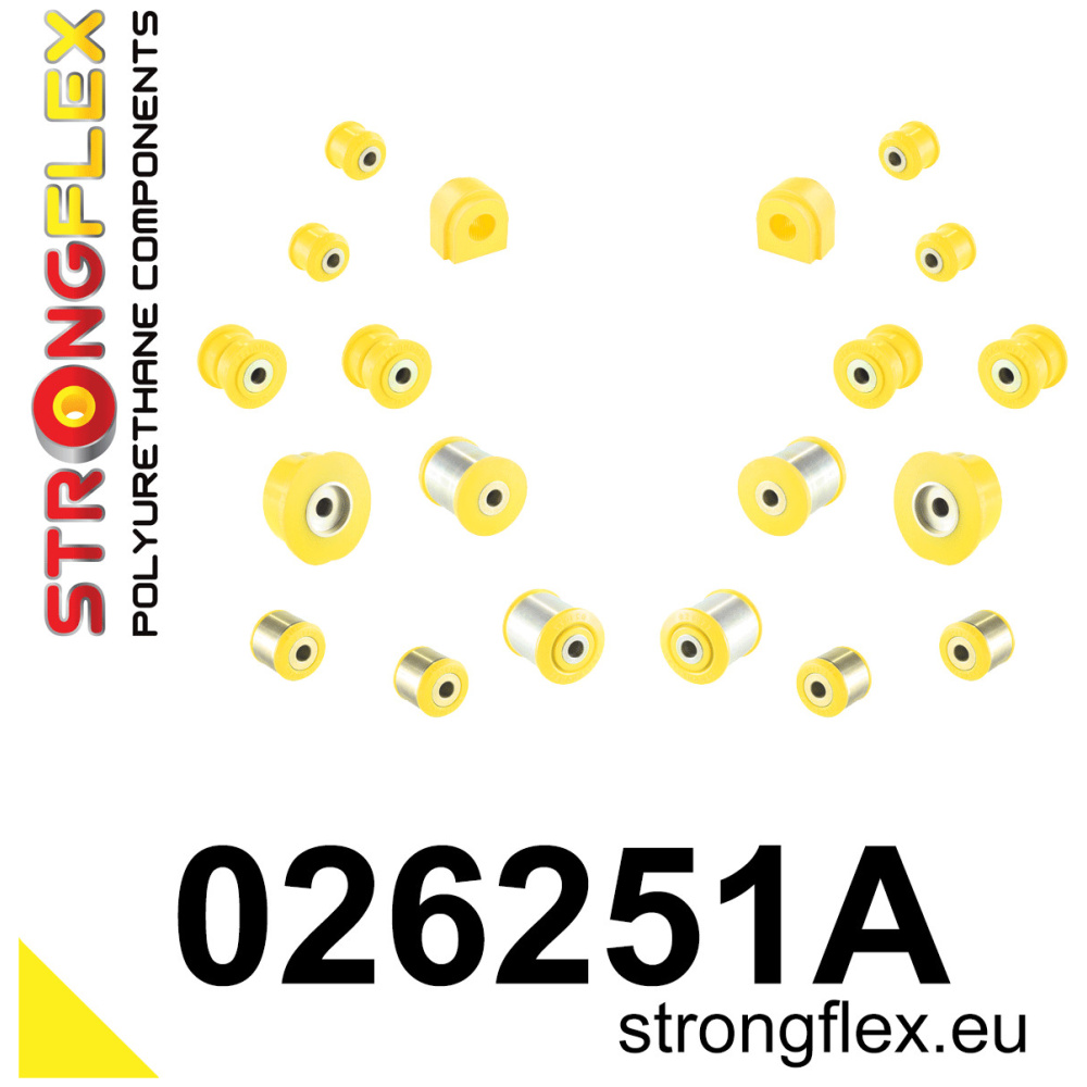 Strongflex Audi Achterste ophangrubberset SPORT – 026251A