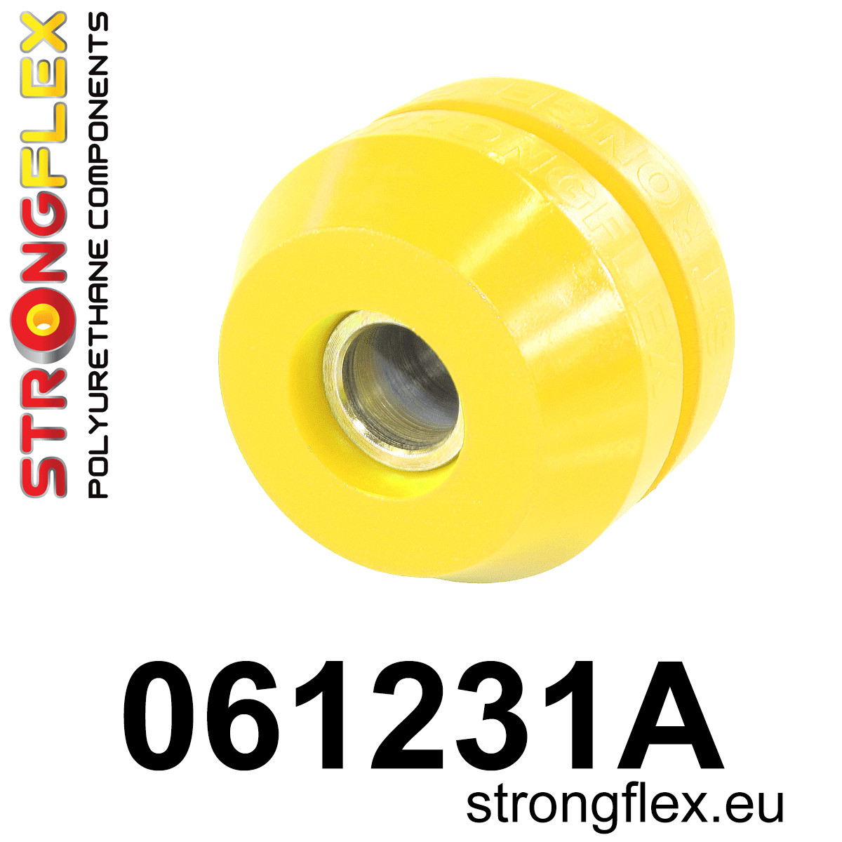 Strongflex Fiat Voorste spoorstang naar chassis rubber SPORT – 061231A 1 Strongflex Fiat Voorste spoorstang naar chassis rubber SPORT – 061231A
