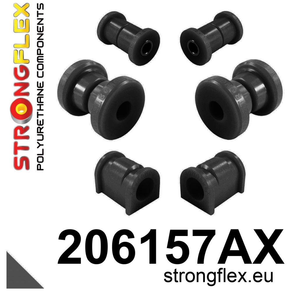 Strongflex Suzuki Voorste ophangrubberset SPORT – 206157AX ZWART
