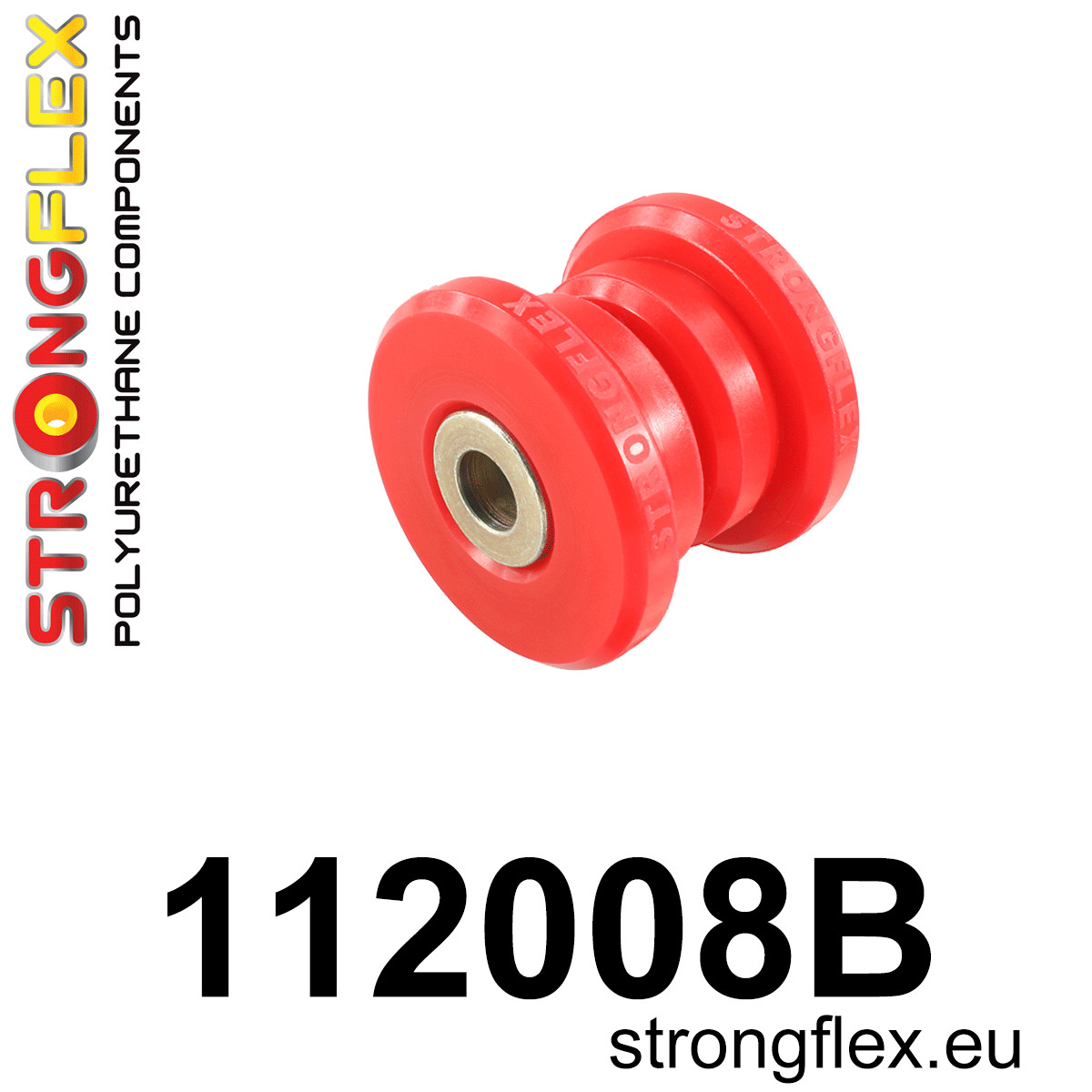 Strongflex Mercedes Achterste differentieel steun - voorste rubber – 112008B 1 Strongflex Mercedes Achterste differentieel steun - voorste rubber – 112008B