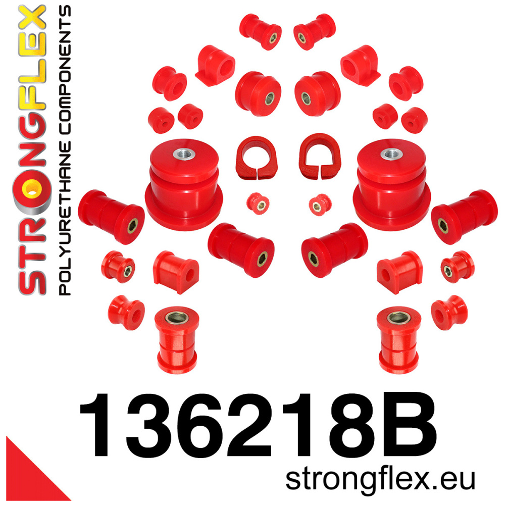 Strongflex Opel Vauxhall Kit complet de silentblocs de suspension – 136218B