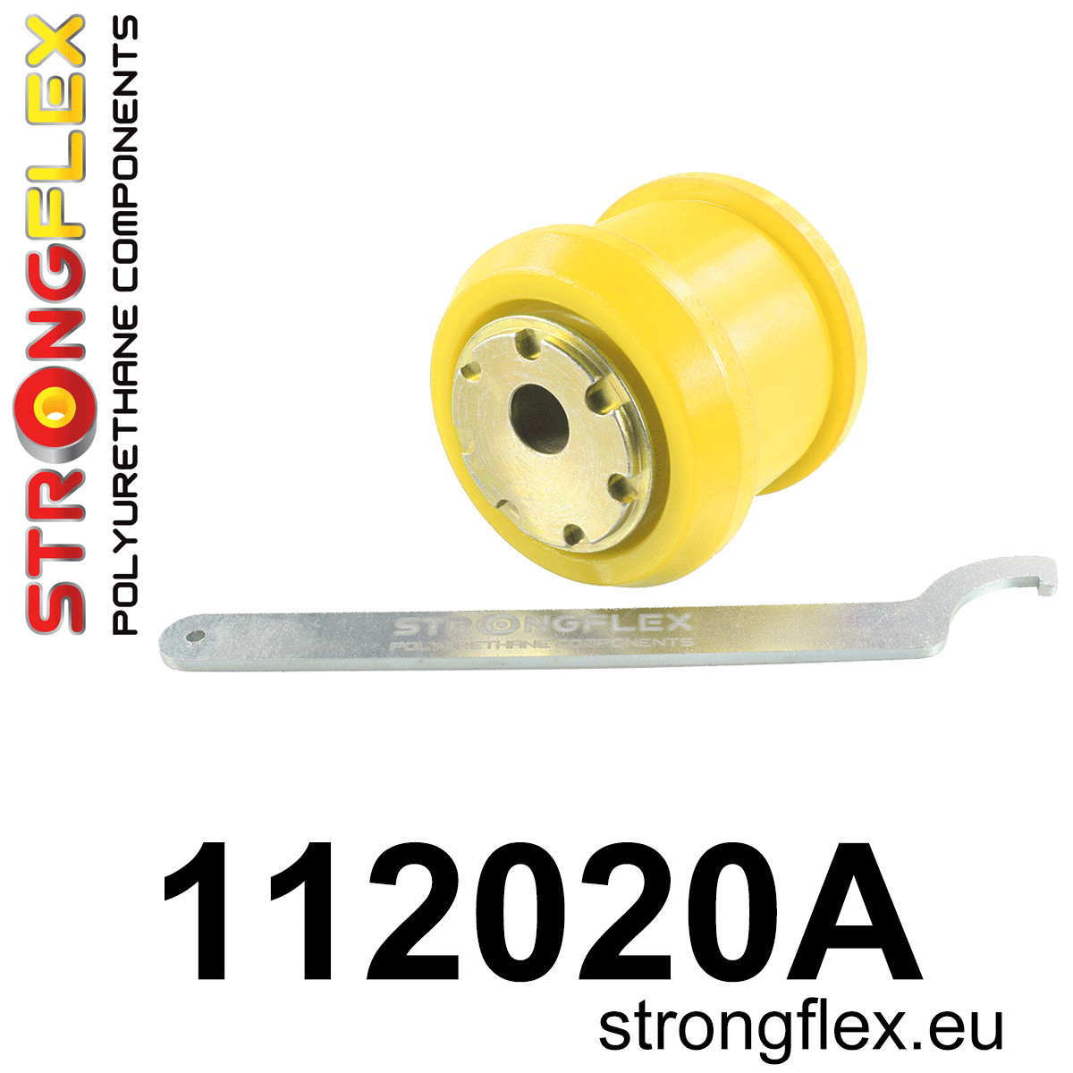 Strongflex Mercedes Voorste suspension - voorste rubber SPORT – 112020AX ZWART 2 Strongflex Mercedes Voorste suspension - voorste rubber SPORT – 112020AX ZWART - Afbeelding 2