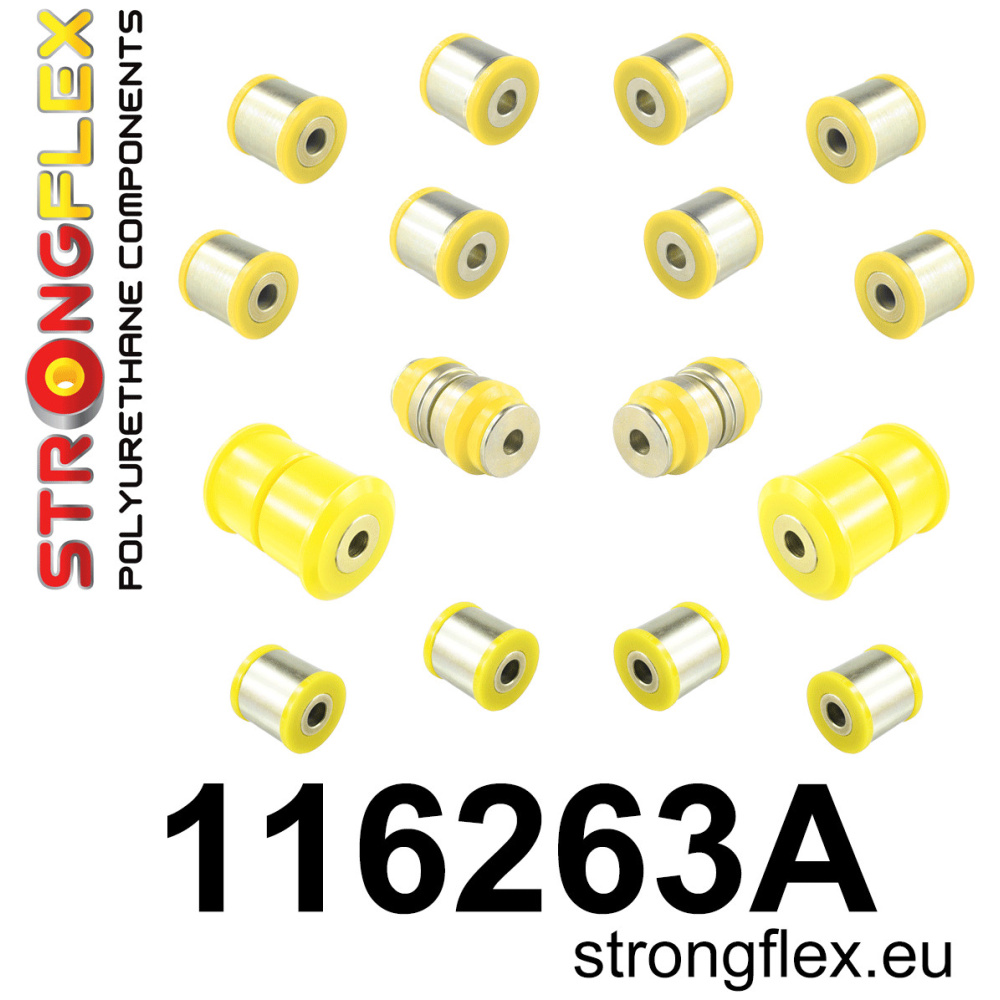 Strongflex Mercedes Achterste ophangrubberset SPORT – 116263A