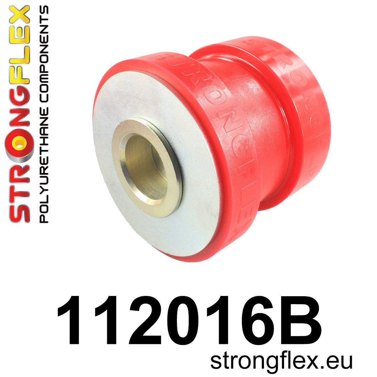 Strongflex Mercedes Achterste crossmember – achterste rubber – 112016BX ZWART 2 Strongflex Mercedes Achterste crossmember – achterste rubber – 112016BX ZWART – Bild 2