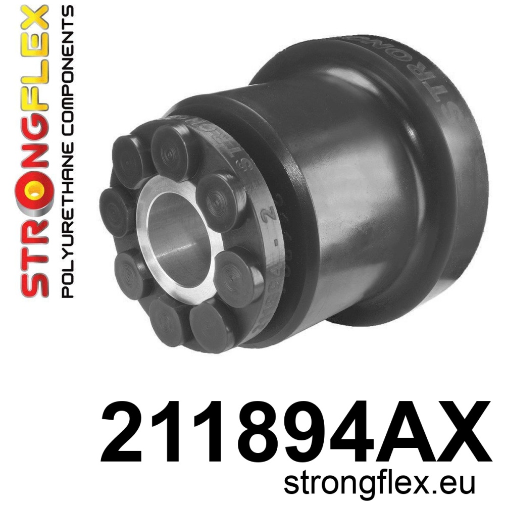 Strongflex Lexus Achterste balk - achterste rubber SPORT – 211894AX ZWART
