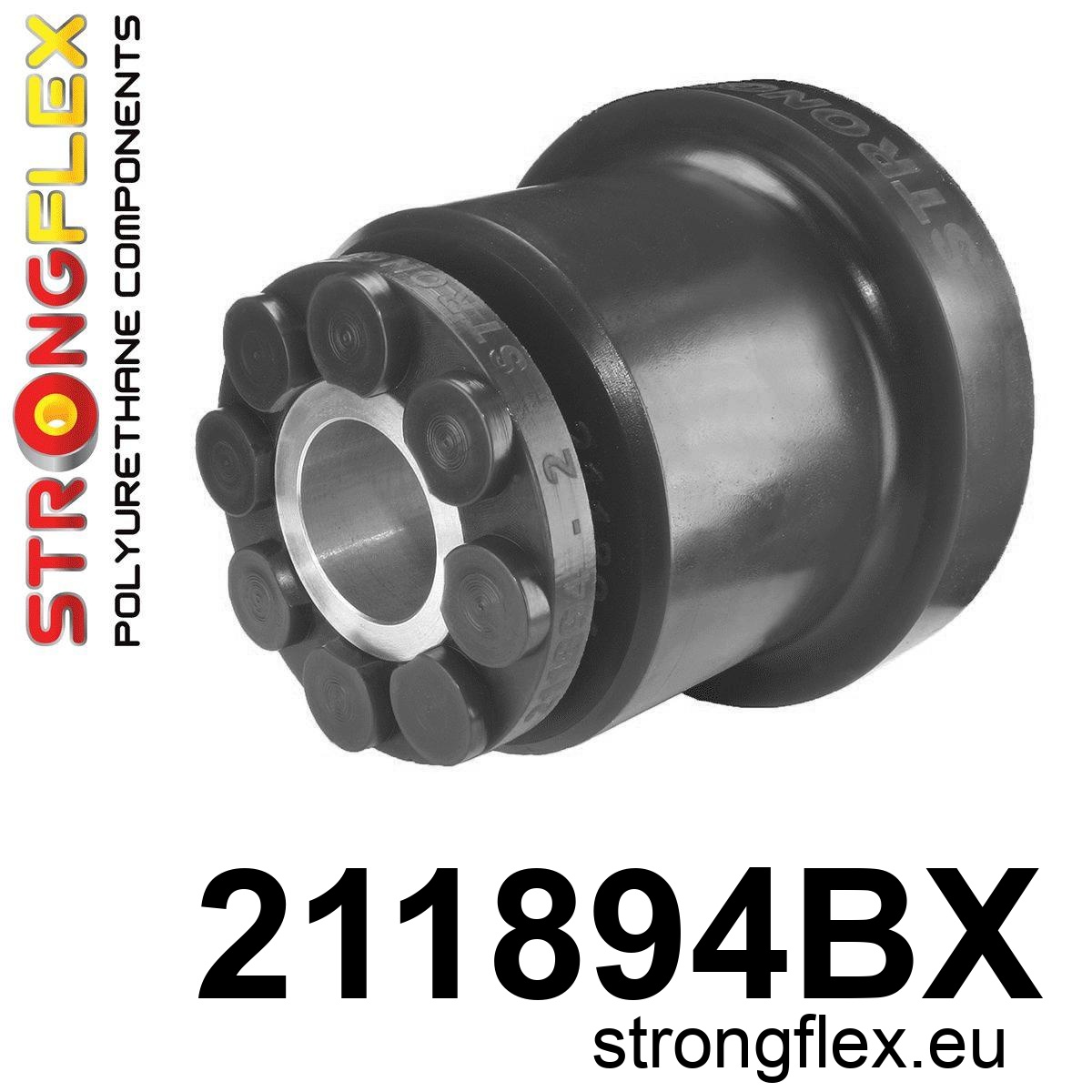 Strongflex Lexus Achterste balk - achterste rubber – 211894BX ZWART 1 Strongflex Lexus Achterste balk - achterste rubber – 211894BX ZWART