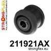 Strongflex Lexus Voorste onderste trekstang naar chassis rubber 60mm SPORT – 211921AX ZWART