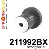 Strongflex Toyota Achterste differentieel steun - voorste rubber – 211992BX ZWART