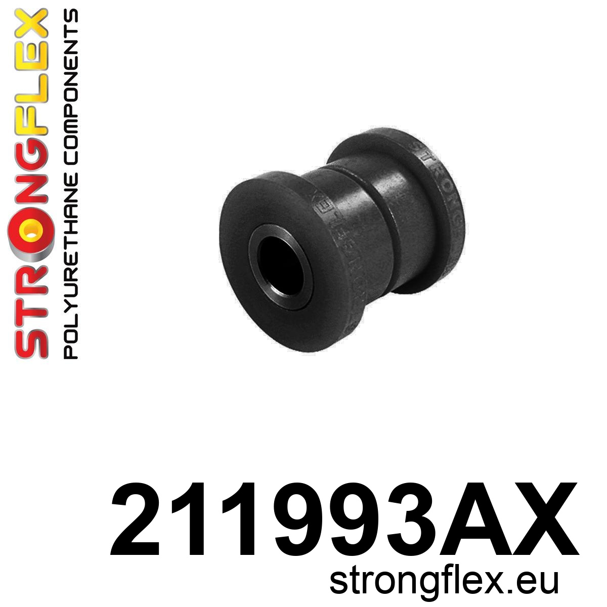 Strongflex Toyota Achterste draagarm rubber SPORT – 211993AX ZWART 1 Strongflex Toyota Achterste draagarm rubber SPORT – 211993AX ZWART