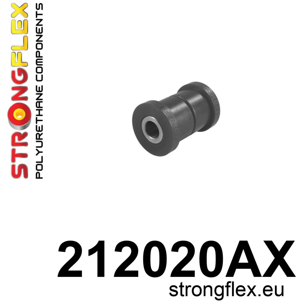 Strongflex Toyota Voorste draagarm – voorste rubber 31mm SPORT – 212020AX ZWART