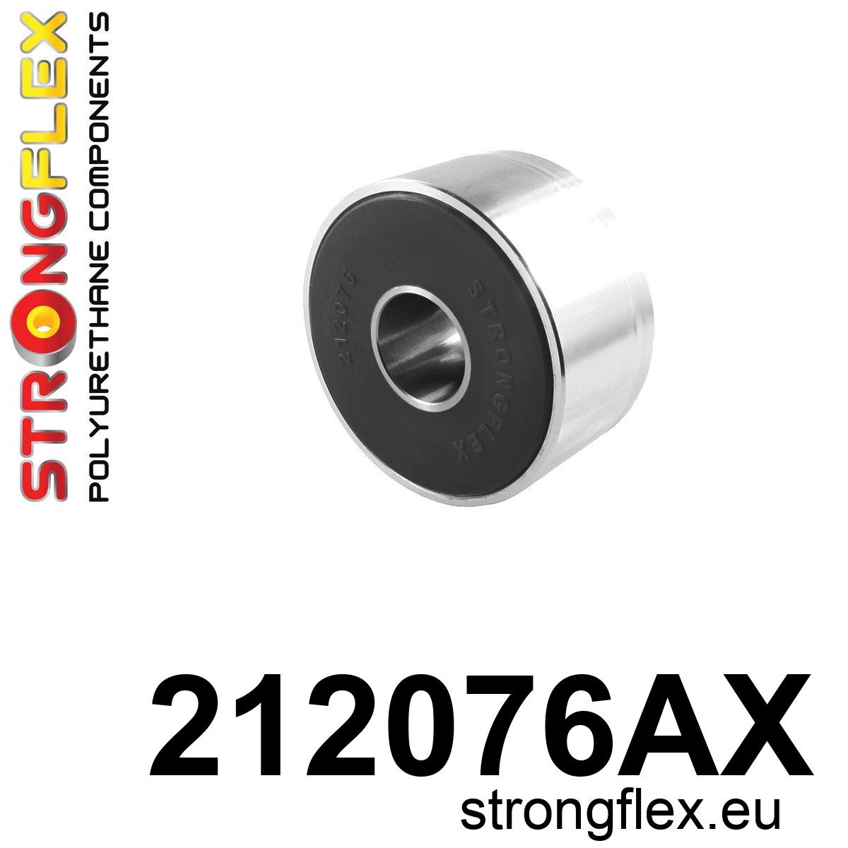 Strongflex Toyota Achterste differentieel steun - achterste rubber SPORT – 212076AX ZWART 1 Strongflex Toyota Achterste differentieel steun - achterste rubber SPORT – 212076AX ZWART