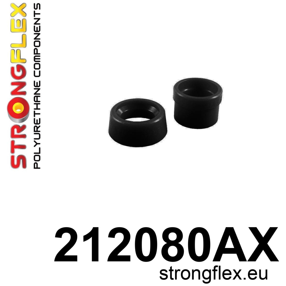 Strongflex Toyota Achterste differentieel voorste rubber insert SPORT – 212080AX ZWART