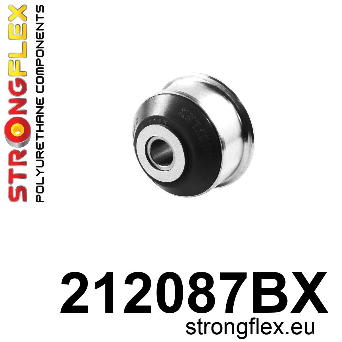 Strongflex Toyota Voorste draagarm – achterste rubber – 212087BX ZWART 1 Strongflex Toyota Voorste draagarm – achterste rubber – 212087BX ZWART