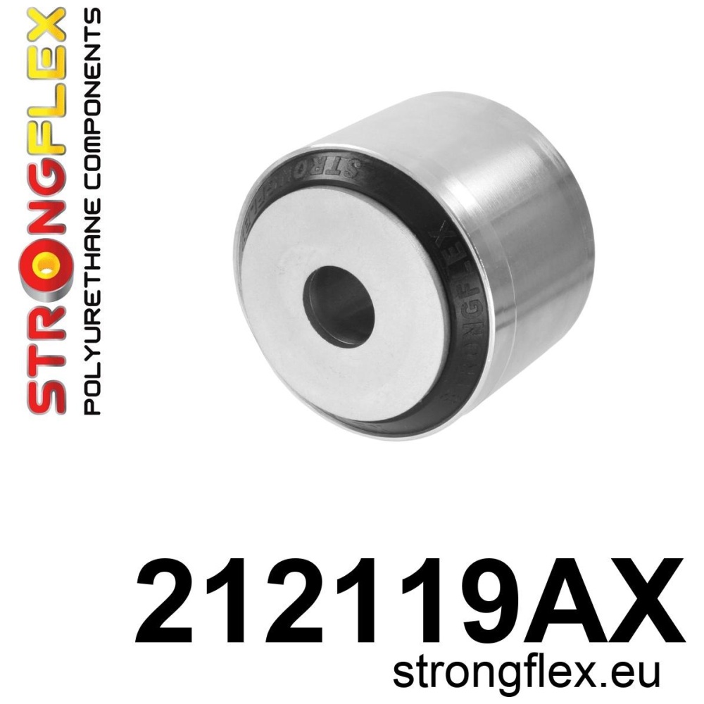 Strongflex Lexus Vooras onderste draagarm - achterste rubber SPORT – 212119AX ZWART