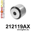 Strongflex Lexus Vooras onderste draagarm - achterste rubber SPORT – 212119AX ZWART