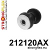 Strongflex Lexus Achterste bovenste draagarm rubber - voorste SPORT – 212120AX ZWART