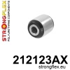 Strongflex Lexus Achterste langsdraagarm rubber SPORT – 212123AX ZWART