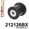 Strongflex Lexus Achterste subframe - voorste rubber – 212126BX ZWART