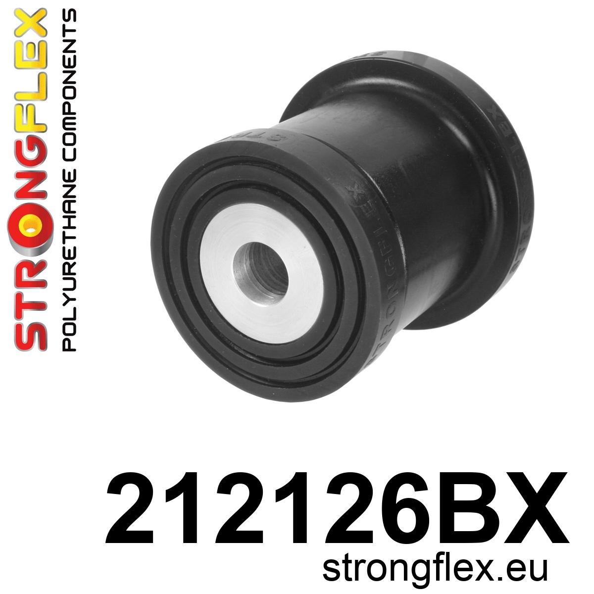 Strongflex Lexus Achterste subframe - voorste rubber – 212126BX ZWART 1 Strongflex Lexus Achterste subframe - voorste rubber – 212126BX ZWART