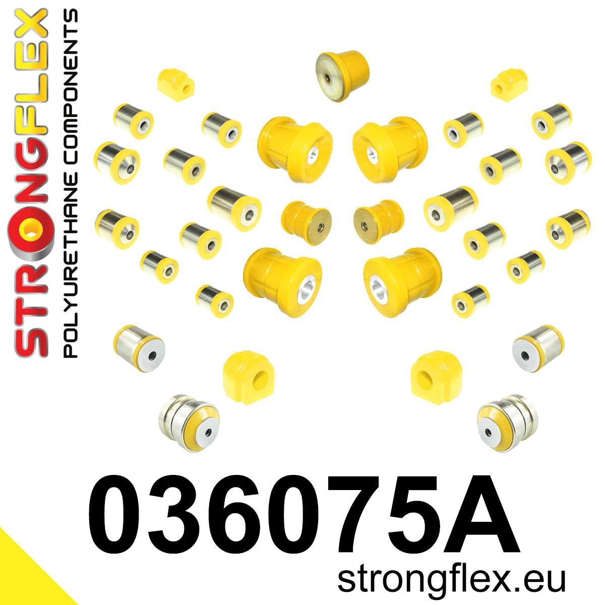 Strongflex Bmw Complete ophangrubberset SPORT – 036075A 1 Strongflex Bmw Complete ophangrubberset SPORT – 036075A