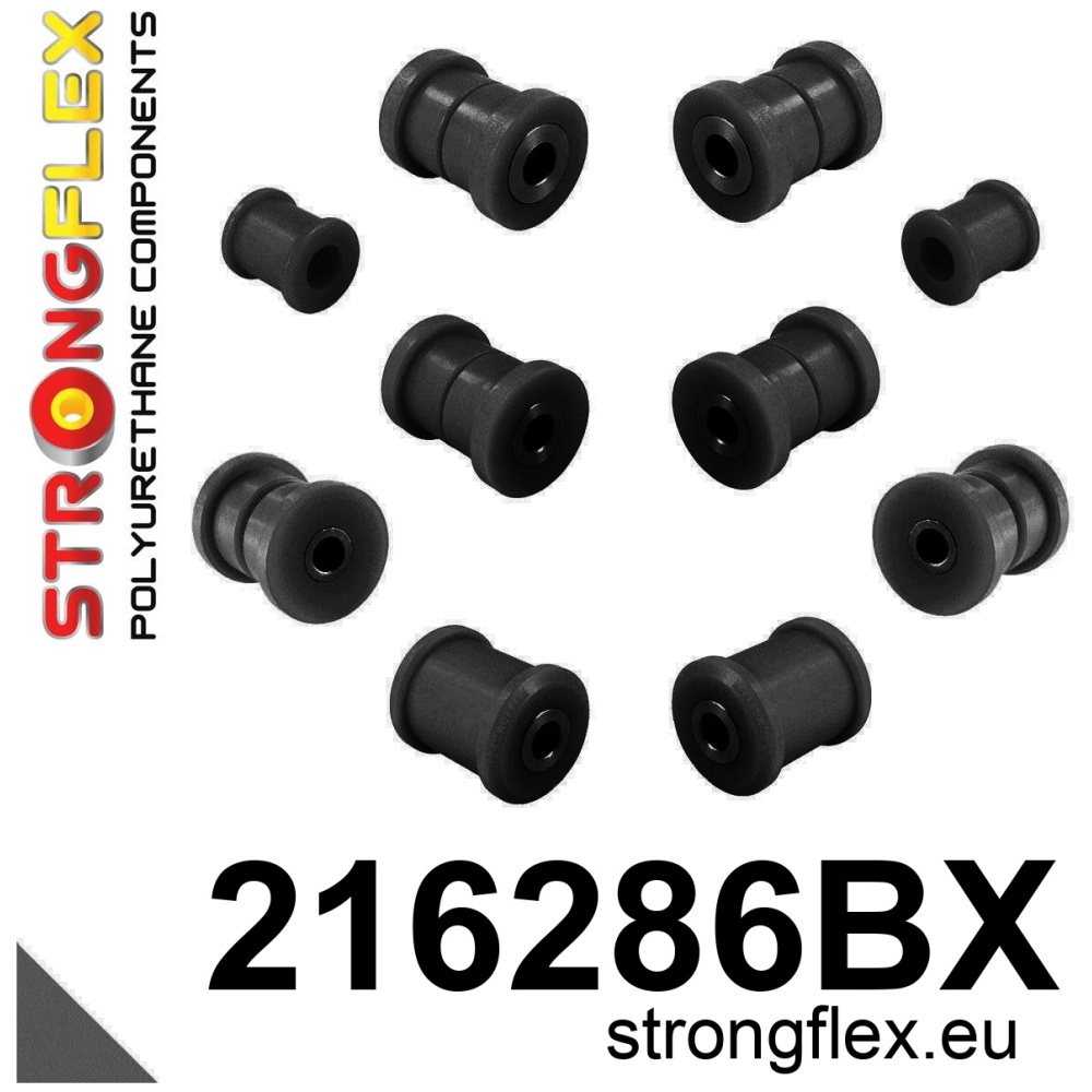 Strongflex Lexus Fahrwerksbuchsensatz hinten – 216286BX SCHWARZ