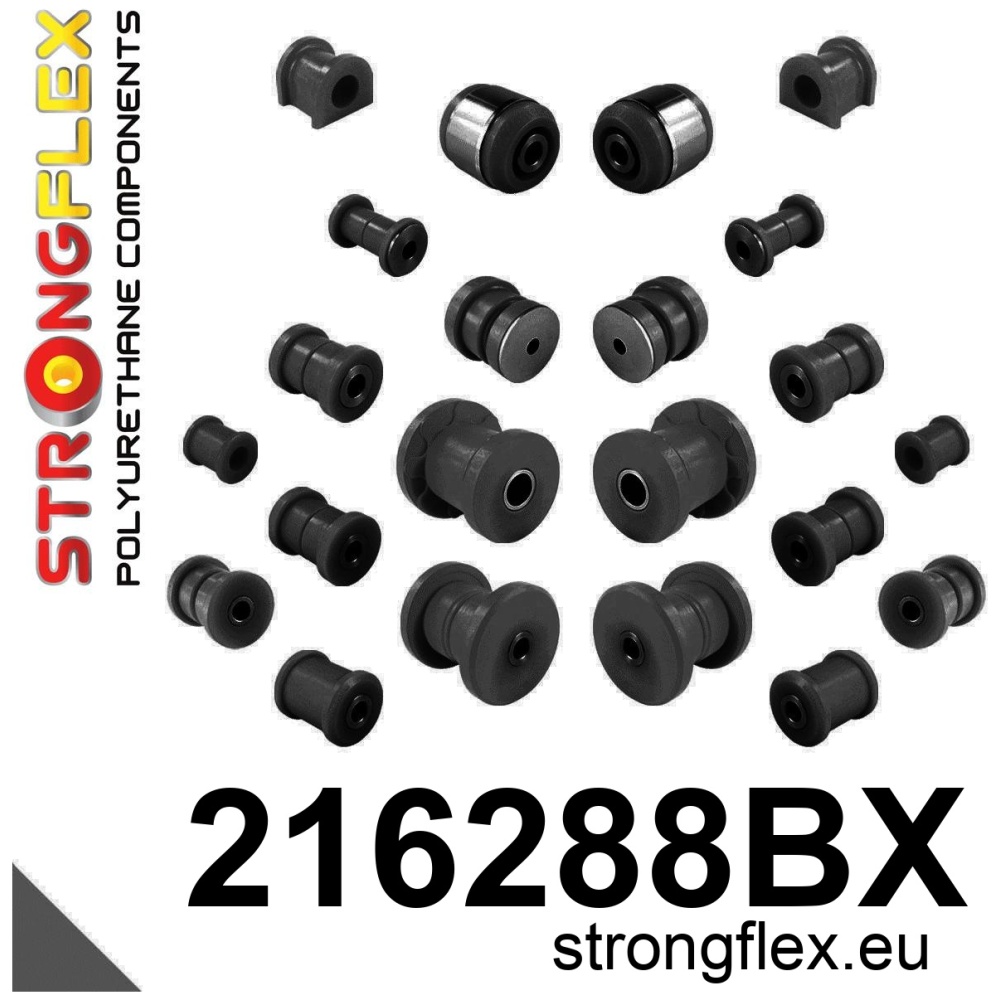 Strongflex Lexus Complete ophangrubberset – 216288BX ZWART