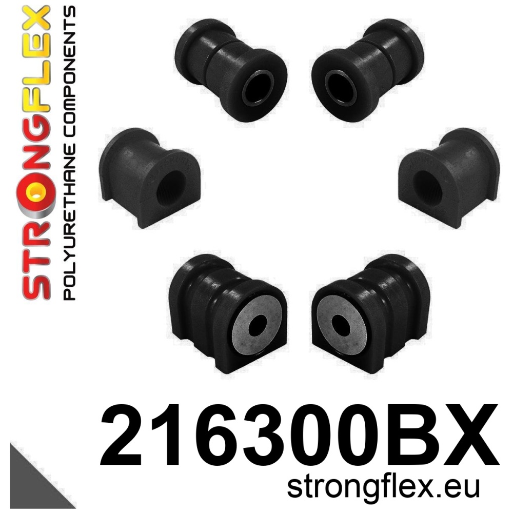 Strongflex Toyota Voorste ophangrubberset – 216300BX ZWART