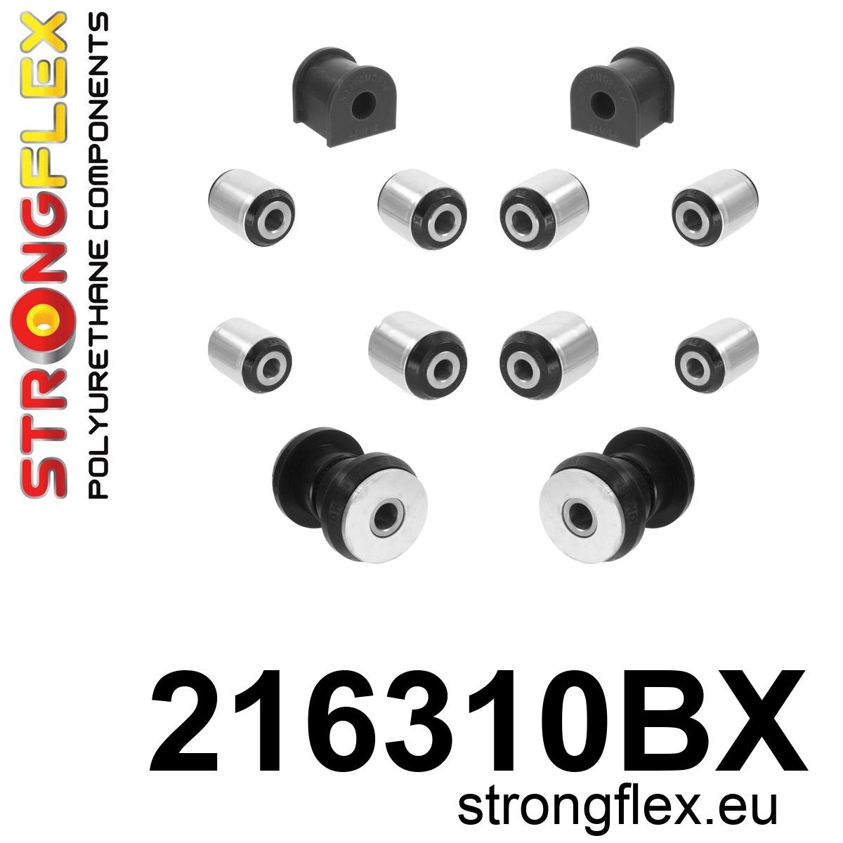 Strongflex Lexus Achterste ophangrubberset – 216310BX ZWART 1 Strongflex Lexus Achterste ophangrubberset – 216310BX ZWART