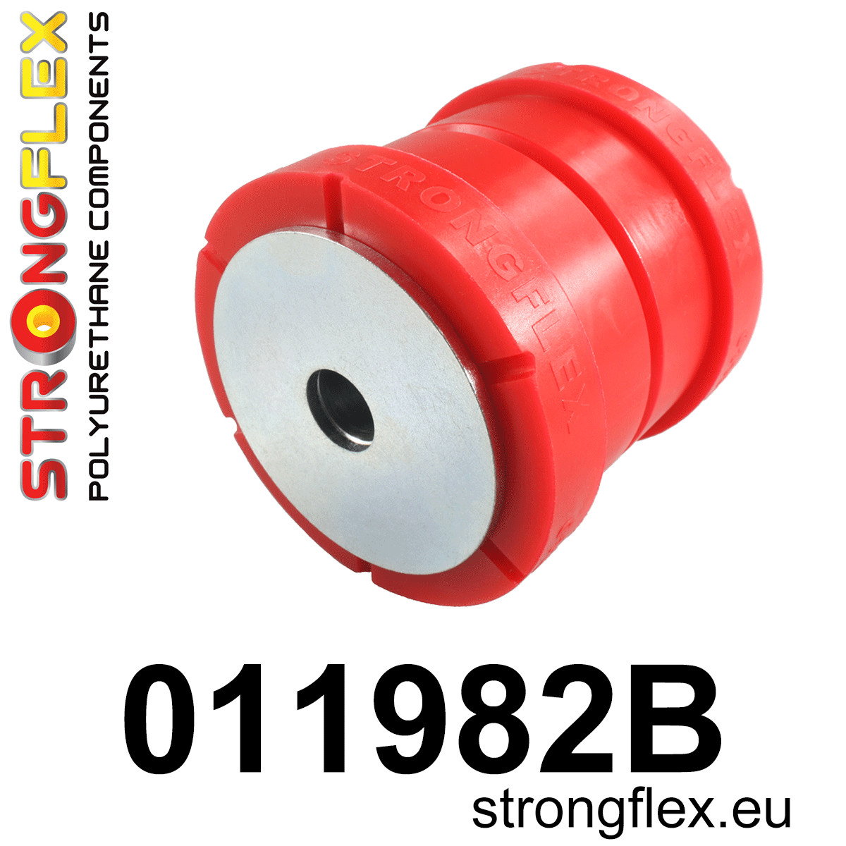 Strongflex Alfa Romeo Achterste subframe - voorste rubber – 011982BX ZWART 2 Strongflex Alfa Romeo Achterste subframe - voorste rubber – 011982BX ZWART – Image 2