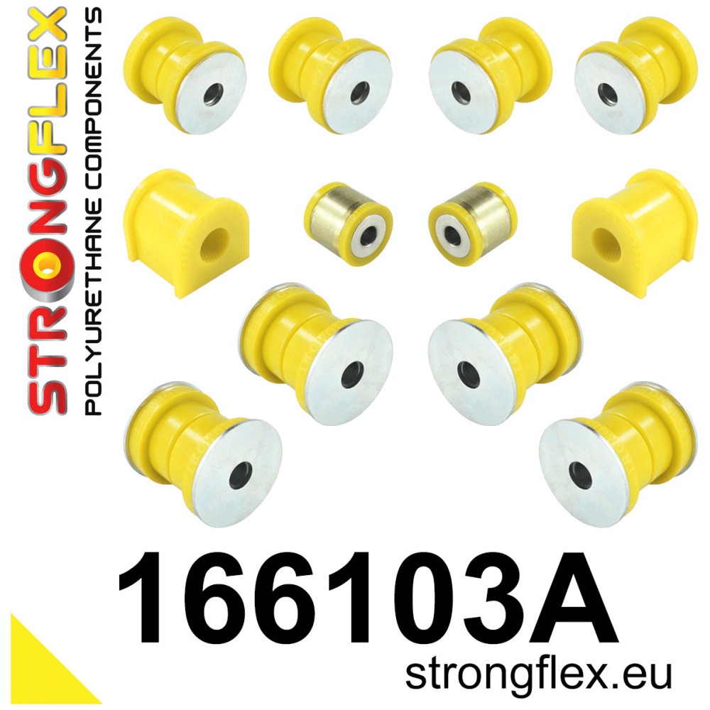Strongflex Maserati Achterste ophangrubberset SPORT – 166103A