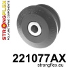 Strongflex Audi Voorste draagarm - achterste rubber SPORT – 221077AX ZWART