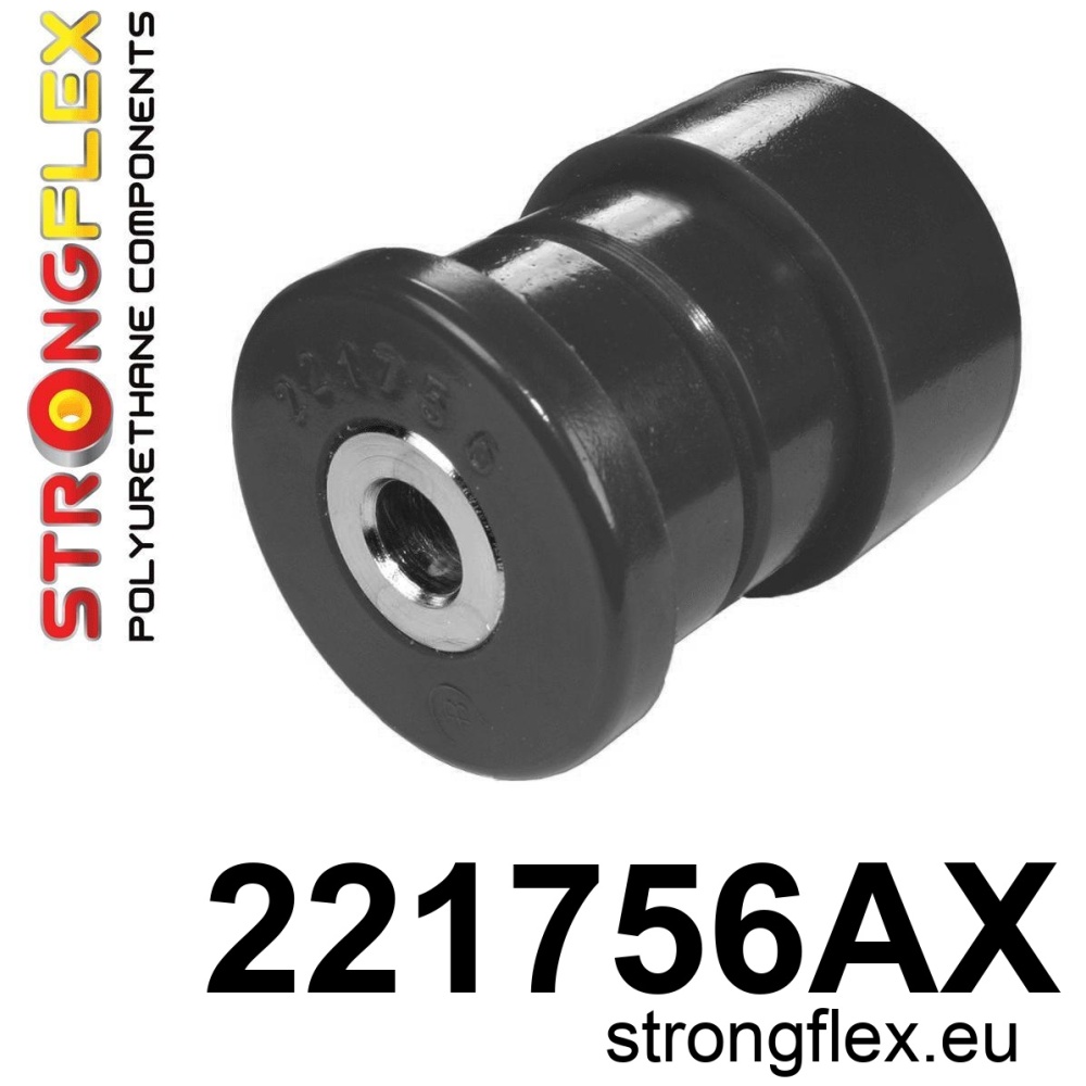 Strongflex Audi Achteras onderste draagarm achterste rubber SPORT – 221756AX ZWART
